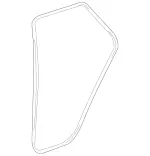 16469008769G44 - Body: Surround Weather-strip for Mercedes-Benz Image