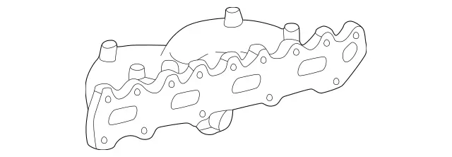 1111402609 - : Exchange Exhaust Manifold for Mercedes-Benz Image