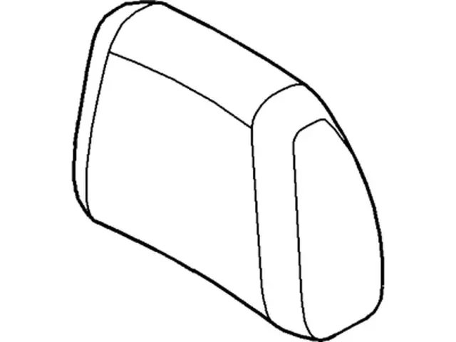 DB5Z78501A04CB - Body: Headrest Cover for Ford: Explorer, Police Interceptor Utility Image