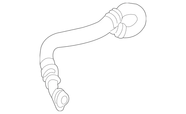 2112704996 - Cooling System: Engine Oil Cooler Hose Assembly for Mercedes-Benz Image