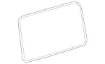 9066712120 - : Rear Weather-Strip for Mercedes-Benz Image