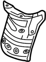 165905DD0B - : Lower Shield for Infiniti Image