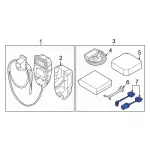 LJ9Z14A411AE - : 2022-2024 Ford E-Transit - Adapter for Ford: E-Transit Image