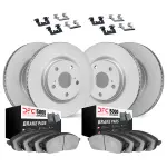 451431166 - : DFC Geospec Rotors with 5000 Advanced Brake Pads includes Hardware for DYNAMIC FRICTION Image