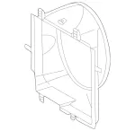 2105050055 - : Fan Shroud for Mercedes-Benz Image