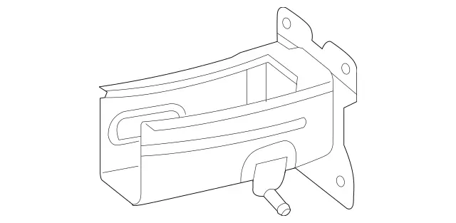 1666101110 - Substructure: Longitudinal Member for Mercedes-Benz: GLE300d, GLE350, GLE400, GLE43 AMG, GLE450 AMG, GLE550e, GLE63 AMG, GLE63 AMG S, ML250, ML350, ML400, ML550, ML63 AMG Image image