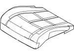 CL1Z7862901BH - Body: Cushion Cover for Ford: Expedition Image