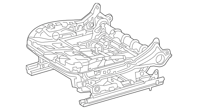 9102112 - Driver Seat: Height Adjustment for Mercedes-Benz: E400, E450, E53 AMG Image image