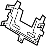 681171MA0A - Body: Mount Bracket for INFINITI: M35h, M37, M56, Q70, Q70L Image