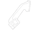 1638300144 - Panelling: Air Duct for Mercedes-Benz Image