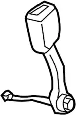 86842JJ50A - Electrical: Buckle End for Infiniti Image