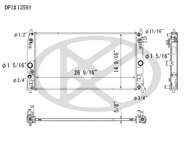 A13591 - : Koyorad Radiator for Koyo Image