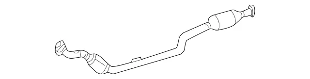 2034902520 - : Exhaust Pipe for Mercedes-Benz: C240, C320 Image