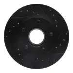 63354111R - : DFC Brake Rotor - Drilled and Slotted - Black for DYNAMIC FRICTION Image