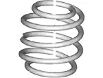 EJ7Z5310F - : 2015-2019 Lincoln MKC - Coil Spring for Lincoln: MKC Image