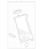 16669038251C31 - Body: Pillar Trim for Mercedes-Benz Image