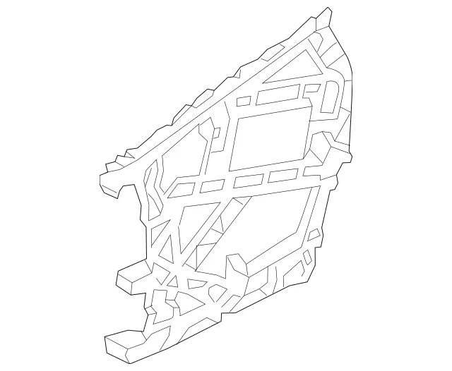 1668801201 - Detachable Parts: Mounting Rail for Mercedes-Benz: GL350, GL450, GL550, GL63 AMG, GLS350d, GLS450, GLS550, GLS63 AMG Image image