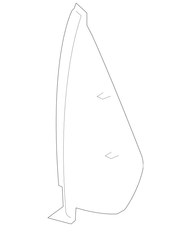 23068002781270 - Body: Side Cover for Mercedes-Benz Image