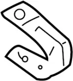 22650CW00A - : Oxygen Sensor Bracket for INFINITI: Q45 Image