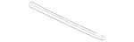 2098880585 - Attachment Parts: Trim Bar for Mercedes-Benz Image