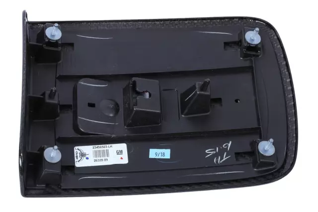 Exposed Carbon Fiber Driver Side Folding Top Stowage Compartment Lid Trim Panel Insert - GM (23456926)