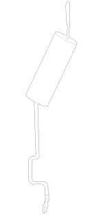 2127230639 - : Securing Rod for Mercedes-Benz Image