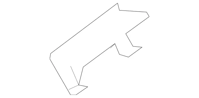 1666800014 - Trim: Holder for Mercedes-Benz: GL350, GL450, GL550, GL63 AMG, GLE300d, GLE350, GLE400, GLE43 AMG, GLE450 AMG, GLE550e, GLE63 AMG, GLE63 AMG S, GLS350d, GLS450, GLS550, GLS63 AMG, ML250, ML350, ML400, ML550, ML63 AMG Image image