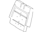 BA8Z7466801A - Body: Seat Back Pad for Ford: Flex Image