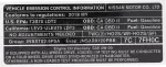 148057FH0C - Body: Emission Label for Nissan Image