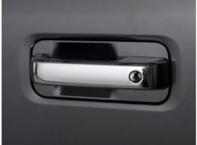 VFL3Z1522404A - Exterior: Door Handle Trim, Chrome, Handle Only for Ford: E-350 Super Duty, E-450 Super Duty, F-150, F-250 Super Duty, F-350 Super Duty, F-450 Super Duty, F-550 Super Duty Image
