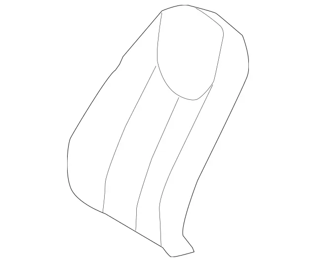 23091007477E80 - Body: Seat Back Cover for Mercedes-Benz Image