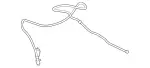 2118600292 - Windshield Washer, Emergency Equipmt: Hose for Mercedes-Benz Image