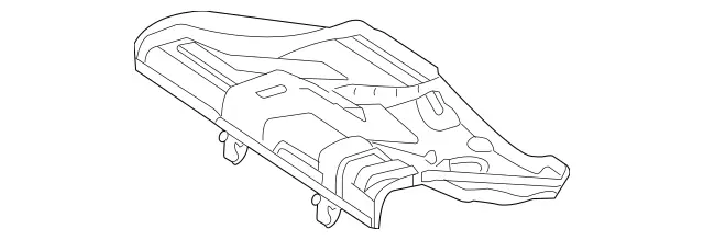 2099200122 - Body: Cushion Frame for Mercedes-Benz Image