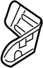 76691AL500 - Body: Tail Lamp Pocket Retainer Plate for Infiniti Image