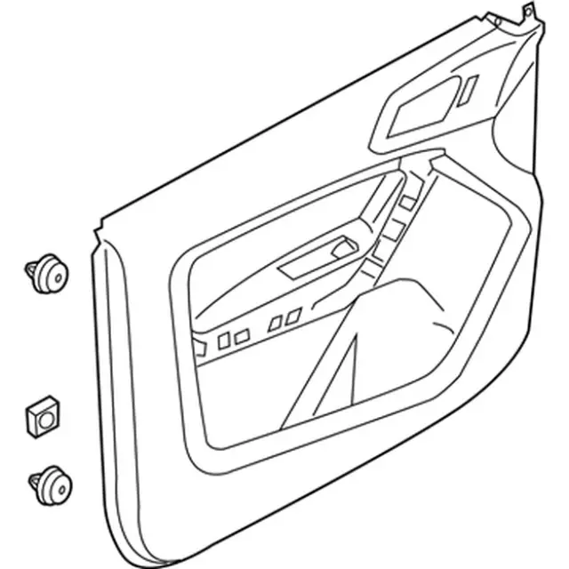 KB3Z2123943EC - Body: 2019-2023 Ford Ranger - Door Trim Panel for Ford: Ranger Image