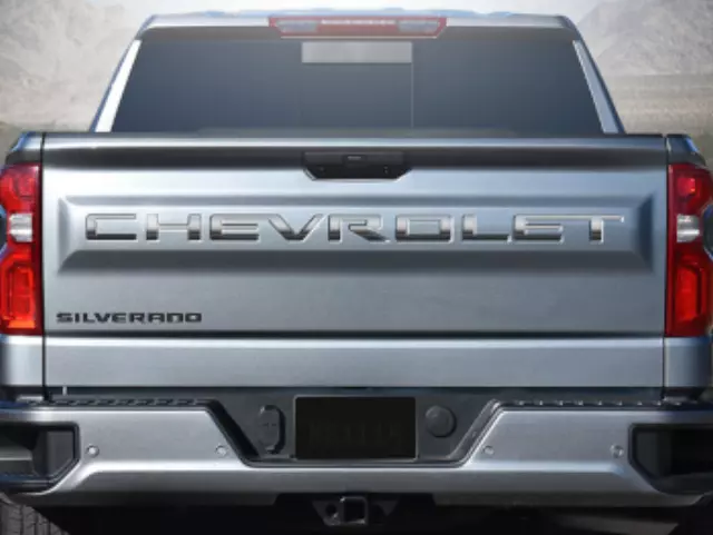 19432562 - Exterior: 3-D Urethane Chevrolet Tailgate Lettering for Chevrolet: Silverado 1500, Silverado 1500 LTD, Silverado 2500 HD, Silverado 3500 HD Image