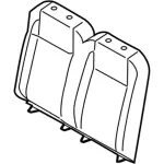 CK4Z6366601LJ - Body: Seat Back Cover for Ford Image