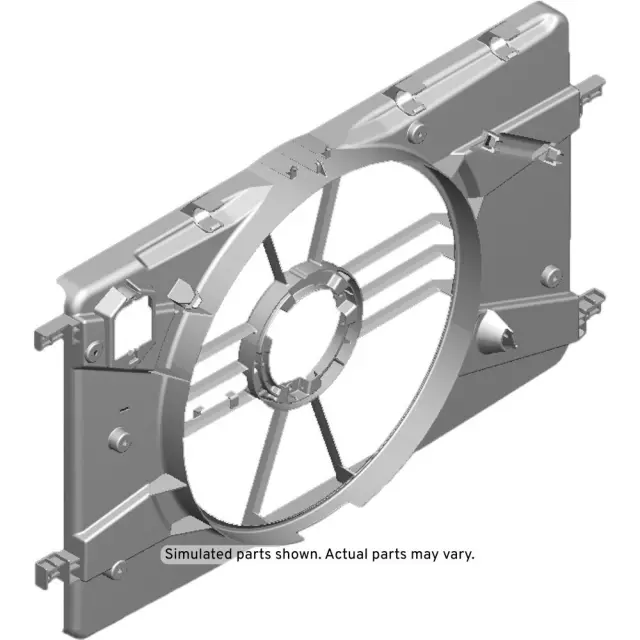 13360890 - : Engine Cooling Fan Shroud for Buick: Verano | Chevrolet: Cruze Image