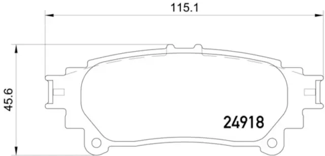 355015371 - : Disc Brake Pad Set for Hella Pagid Image