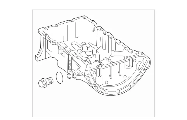 1330101001 - : Oil Pan for Mercedes-Benz Image