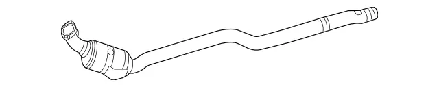 212490322064 - Exhaust System: Exhaust Line for Mercedes-Benz Image