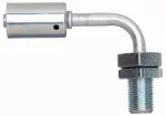 G456020606 - : Male Inverted O-Ring Bulkhead - 90 Bent Tube - Aluminum (PolarSeal ACA) for Gates Image