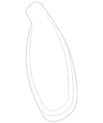 2148240000 - Electr. System: Cover, Wiper Arm for Mercedes-Benz Image