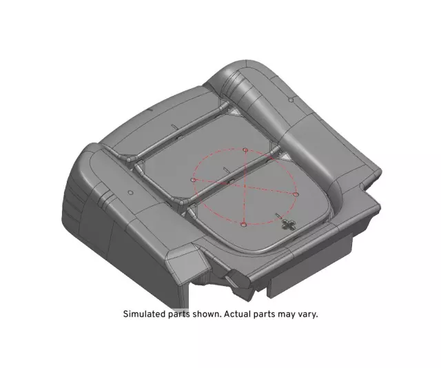 84454569 - : Part# 84454569 Rear Passenger Side Seat Cushion Pad for GMC: Acadia Image