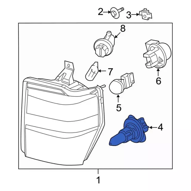 thumbnail image 2 of Genuine Ford OEM Bulb 8L8Z-13466-A - For F-150 2010-2014 2 of 5