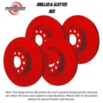 KTFRRFR003088 - : SP Performance, Rotors, Drilled &amp; Slotted, Red Zinc Coated, Kit for SP Performance Image