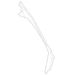 25169014309051 - Body: Rear Pillar Trim for Mercedes-Benz Image