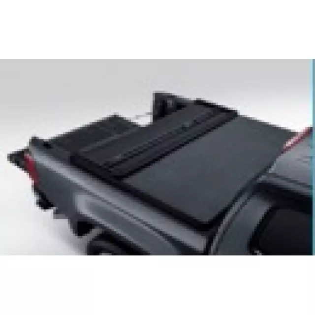 Short Bed Soft Tri-Fold Tonneau Cover in Black by Advantage(TM) - Associated Accessories - GM (19416976)