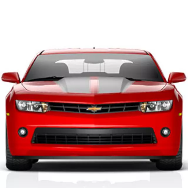 23425862 - Exterior: Decal/Stripe Package, Rally Stripes, Silver for Chevrolet: Camaro Image
