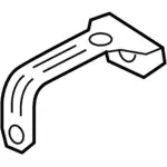 HC3Z5J251A - Emission System: Upper Bracket for Ford: F-250 Super Duty, F-350 Super Duty, F-450 Super Duty Image